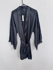 Victoria's Secret Dream Angels Satin  Lace Trim Robe