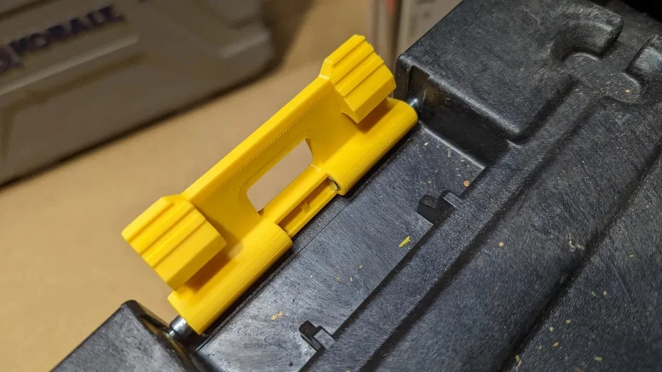 Paquete de 8 pestillos de repuesto para DeWalt ToughSystem | ASA de alta resistencia | negros Foto 3 de 4