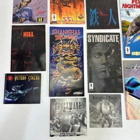 Lot of 14 Original 3DO Manuals & Inserts Wolfenstein 3D Hell Syndicate ++