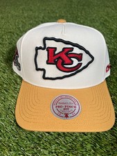 NWT Kansas City Chiefs Authentic Retro Embroidered NFL Snapback Hat Pro Cap