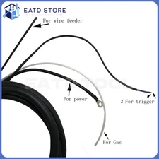  For 170 amp Chicago Electric MIG flux wire welder 618888FT Mig Gun Torch Parts 