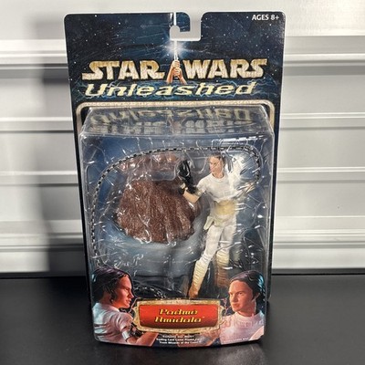 Hasbro Star Wars Unleashed Padme Amidala Action Figure 2002 Sealed NEW