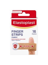 Elastoplast Extra Flexible Finger Strip Plasters (16 Pieces) Flexible and
