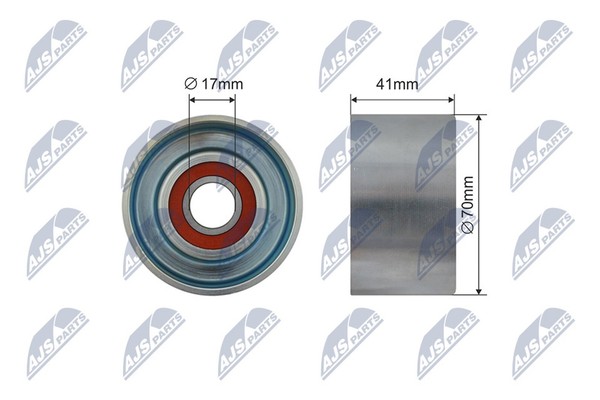 Nty Spannrolle Keilrippenriemen RNK-TY-037 Metall FüR Toyota Land Cruiser 200-image
