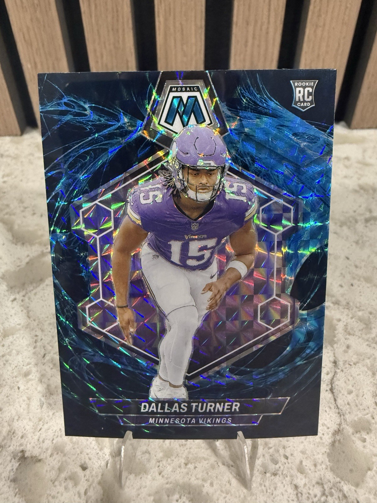 2024 Panini Mosaic - Rookies Dallas Turner #317 Genesis Mosaic Prizm (RC)