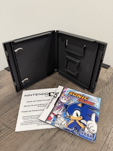 Nintendo DS Sonic Rush Game Case Cover Art Instruction Manual *NO GAME* - Picture 3 of 3