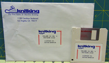 1991 KnitKing Machine Knitting Volume 24 Various Patterns Floppy Disk