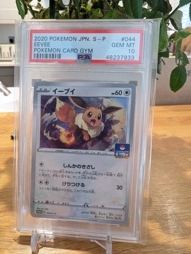 Pokémon Eevee Japanese Gym Promo Stamped 044/S-P PSA 10 Gem Mint