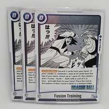 SB02-031 Fusion Training C Dragon Ball Super Fusion World Manga Booster 02 x3