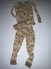 Little Sleepies 5/6 T Bamboo Pajamas PJs Long Sleeved Pants 2 Piece Toddler Girl