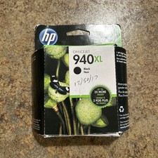 Genuine HP 940 XL Black Ink Cartridge C4906AN Officejet EXP April 2020 SEALED