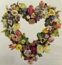 HEART WREATH Photoessence Sticker(1pc)Mrs.Grossman's •Flowers•Blooms•Card making