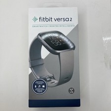 Open Box Fitbit Versa 2 Fitness Smartwatch - Activity Tracker - GRAY. Nm