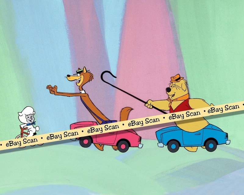 Rare! IT'S THE WOLF! Cartoon TV Photo HANNA BARBERA Studios KINGS ISLAND Coney