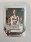 Topps 2025-26 Bowman Chrome Lachlan Olbrich Rookie Autograph Chicago Bulls Card