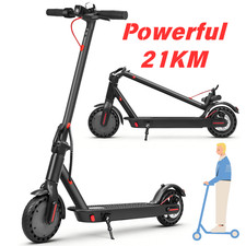 Adult Electric Scooter 21KM Long Range Folding E-Scooter City Safe Commuter APP