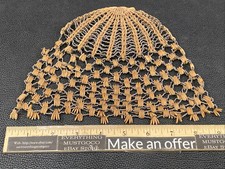 VTG Art Deco Style Seed Bead  Marcasite Embellished Cap Flapper Beats Gatsby