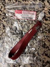Thirty One Wristlet Strap In RUBY Distressed Pebble 3/4 w X 6.5 L New