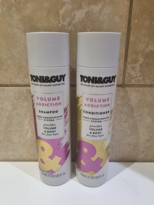 Toni&Guy Volume Addiction Shampoo & Conditioner Haar Volumen Bundle Set 250ml