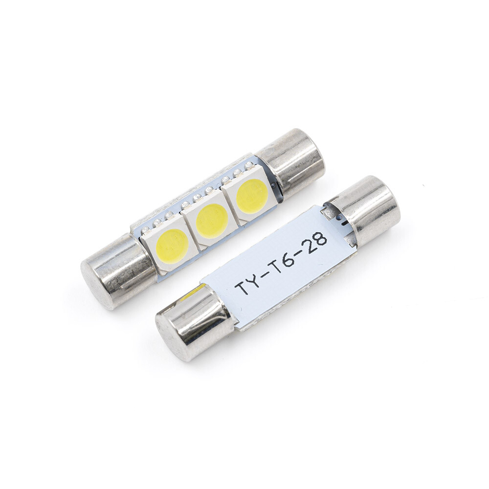 12PCS White LED Interior Light - Cargo/Dome Bulb for 2013-2021