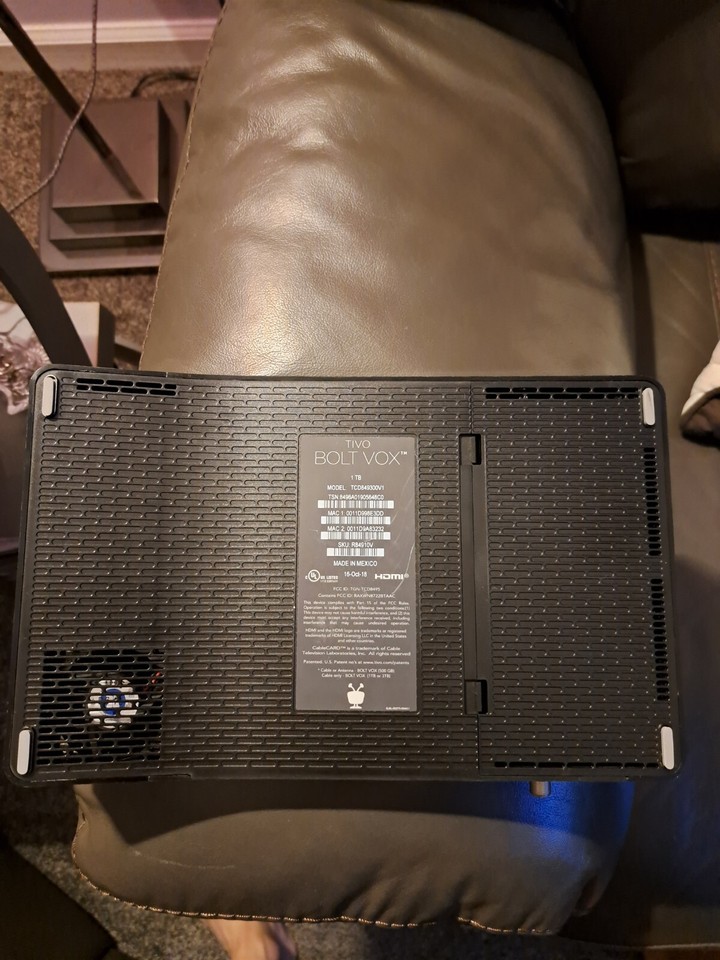 TiVo BOLT VOX 1TB HDD 4K DVR with Voice Control Black 851342000537 eBay