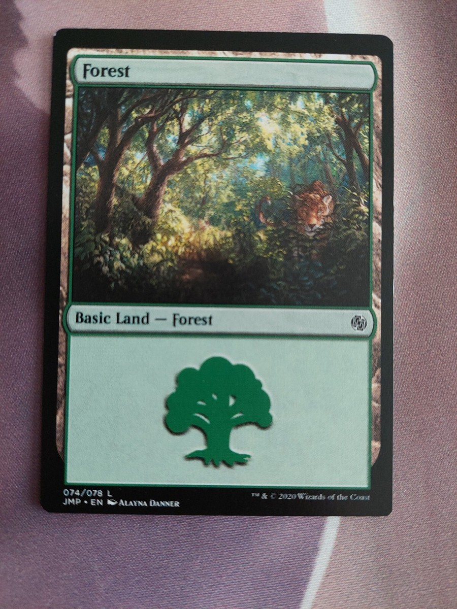 Cat Forest MISPRINT Magic The Gathering MTG Card - Miscut
