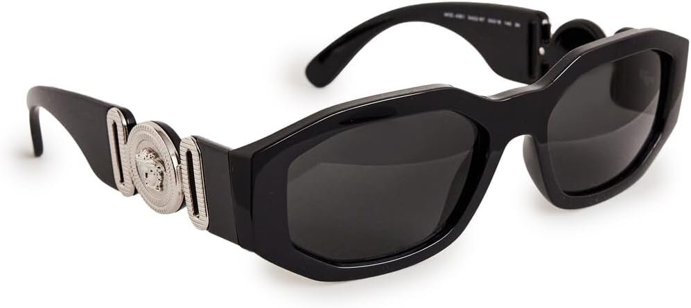 VERSACE VE4361 542287 Black Dark Grey 53mm Sunglasses  