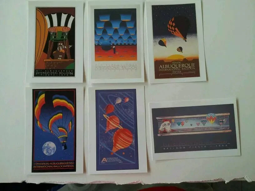  Juego de Tarjetas Postales OFICIAL Fiesta Globo Internacional Albuquerque 1979-2002  Foto 2 de 4