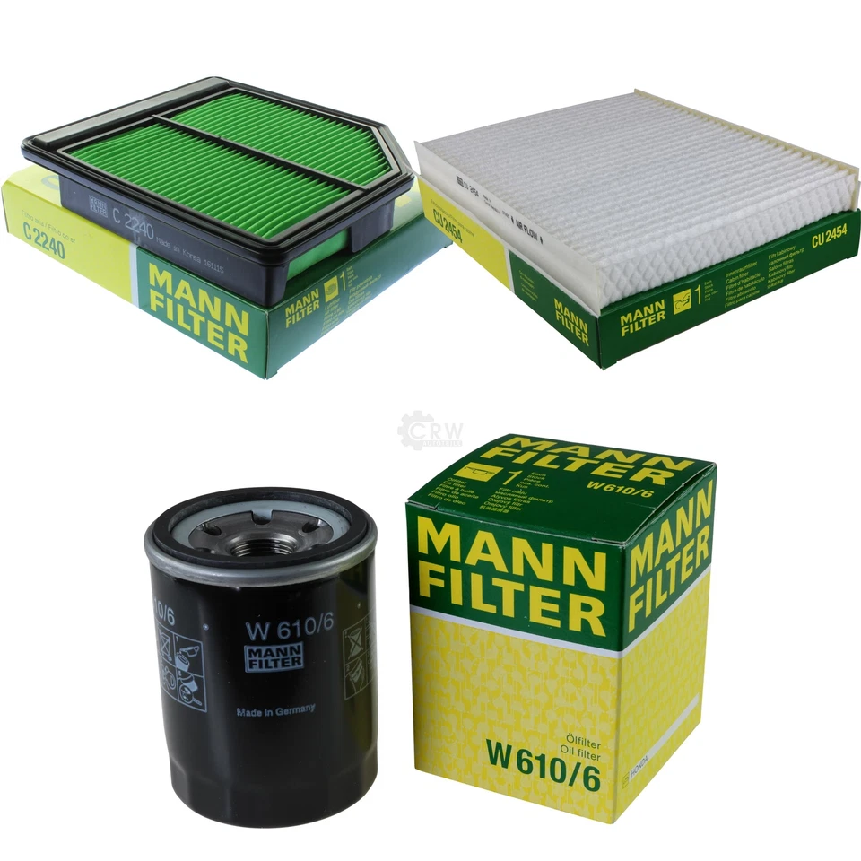 MANN-FILTER Inspektionspaket Filtersatz für Honda Civic VIII Hatchback 1.8