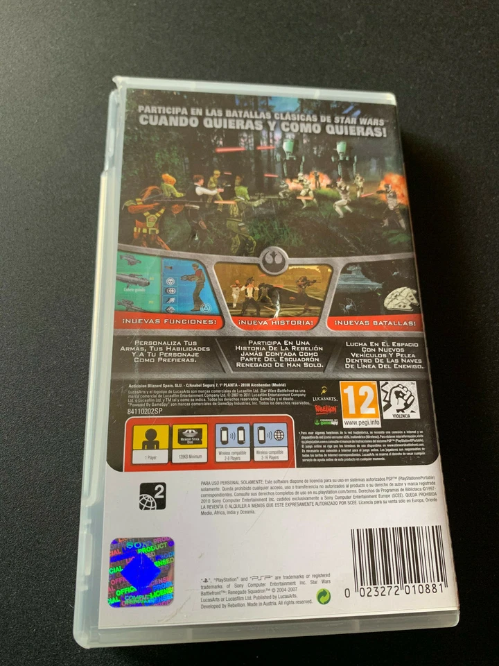 Star Wars Battlefront Renegade Squadron Psp Pal español - Bild 2 von 2