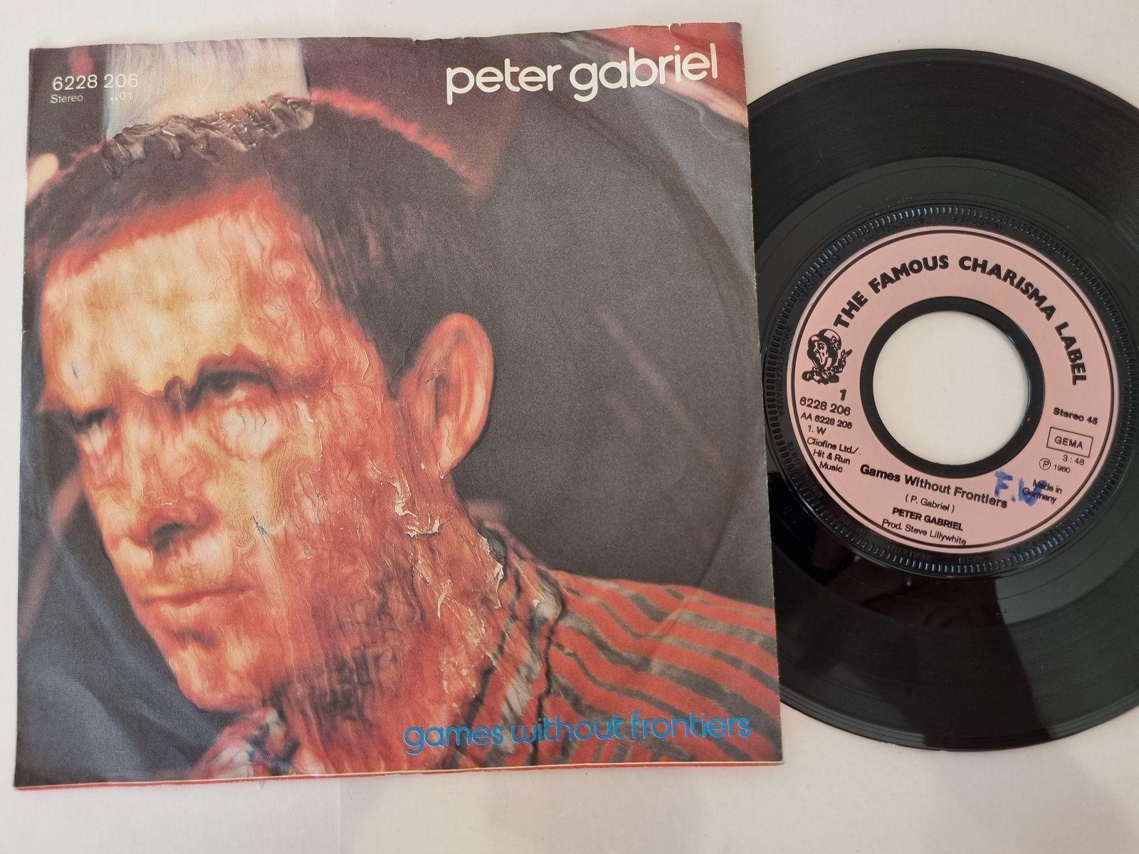 7"" Single Peter Gabriel - Games without frontiers Vinyl Germany