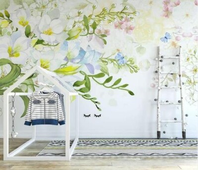 3D Branch Painting ZHUA041 Wallpaper Wall Murals Removable Self-adhesive Ann