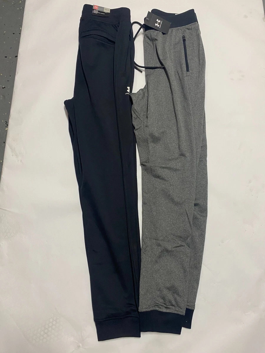 Under Armour Jogger Pants Mens Zip Pocket Drawstring + Sizes and