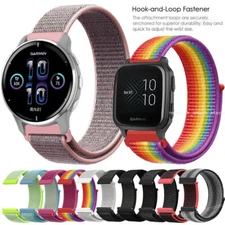 For Garmin Venu/Venu Sq / Sq Music / Venu 2 Plus Nylon Watch Wrist Band Strap US
