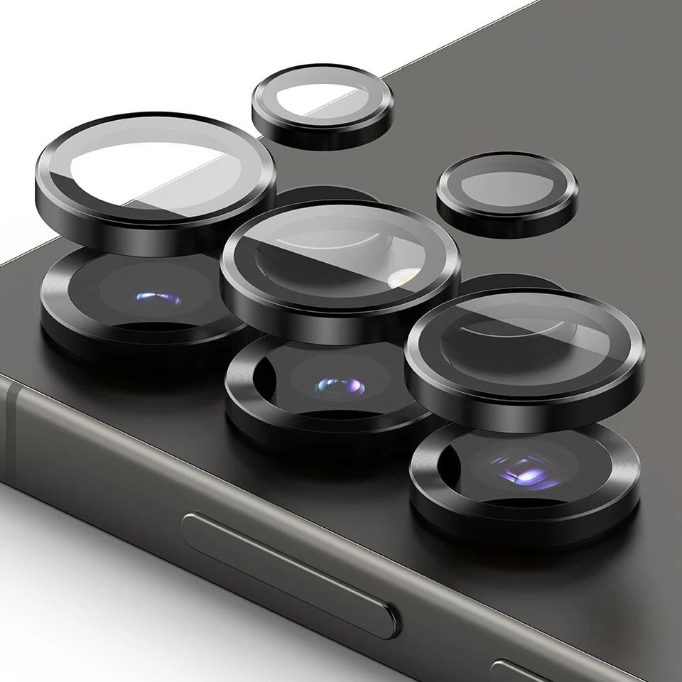 Protector 2P para Galaxy S25 Ultra/Plus/S25 | Ringke [Marco de lente de cámara de vidrio] Foto 2 de 2
