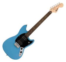 Squier by Fender Sonic Mustang California Blue LRL Einsteiger E-Gitarre SS