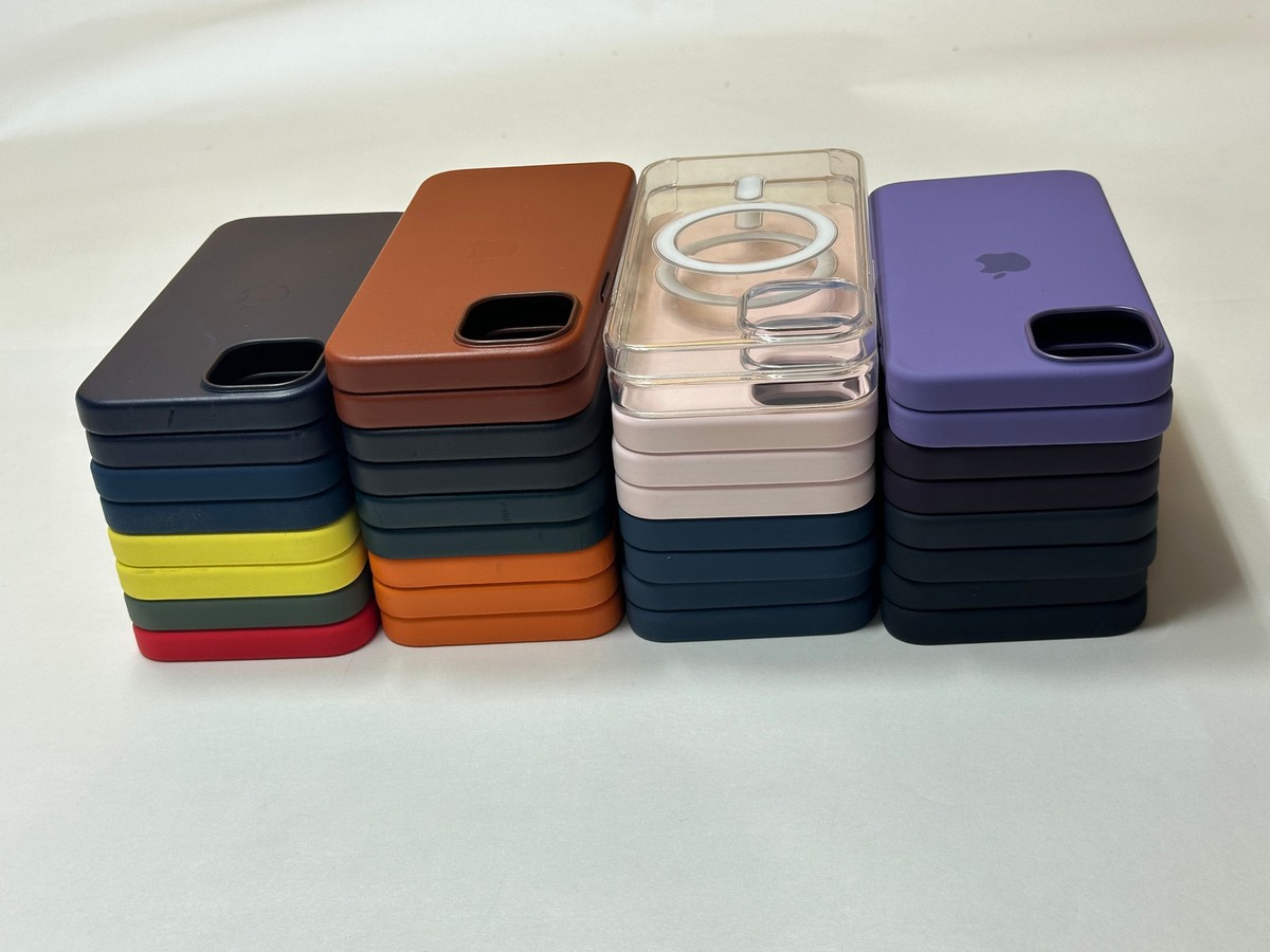 34x Pack Lot Genuine Apple Silicone & Leather Case for iPhone 12