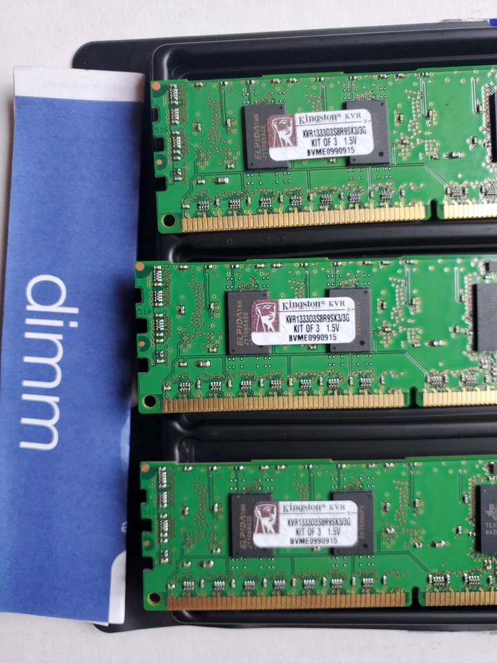 Kingston 3 GB PC3-10600 1333 MHz DDR3 SDRAM 240-Pin 1.5V Desktop DIMM Memory - Image 4 of 4