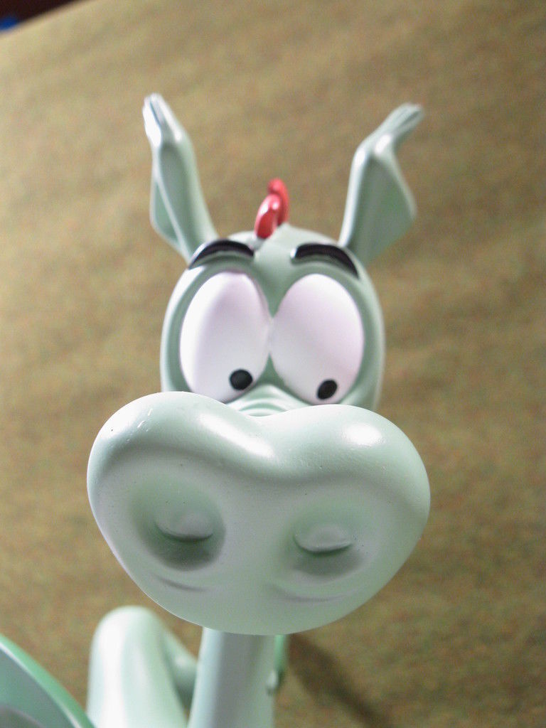 Figura de Resina Pixi de Dragão Fafnir Smurfs Smurfs Pitufo Pitufos