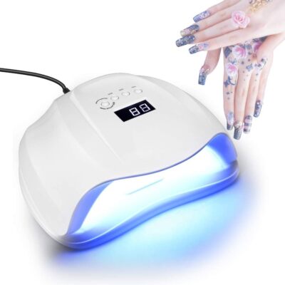 72W Nail Dryer Gel Polish Salon Manicure Curing timer sensor UV LED Nail Lamp