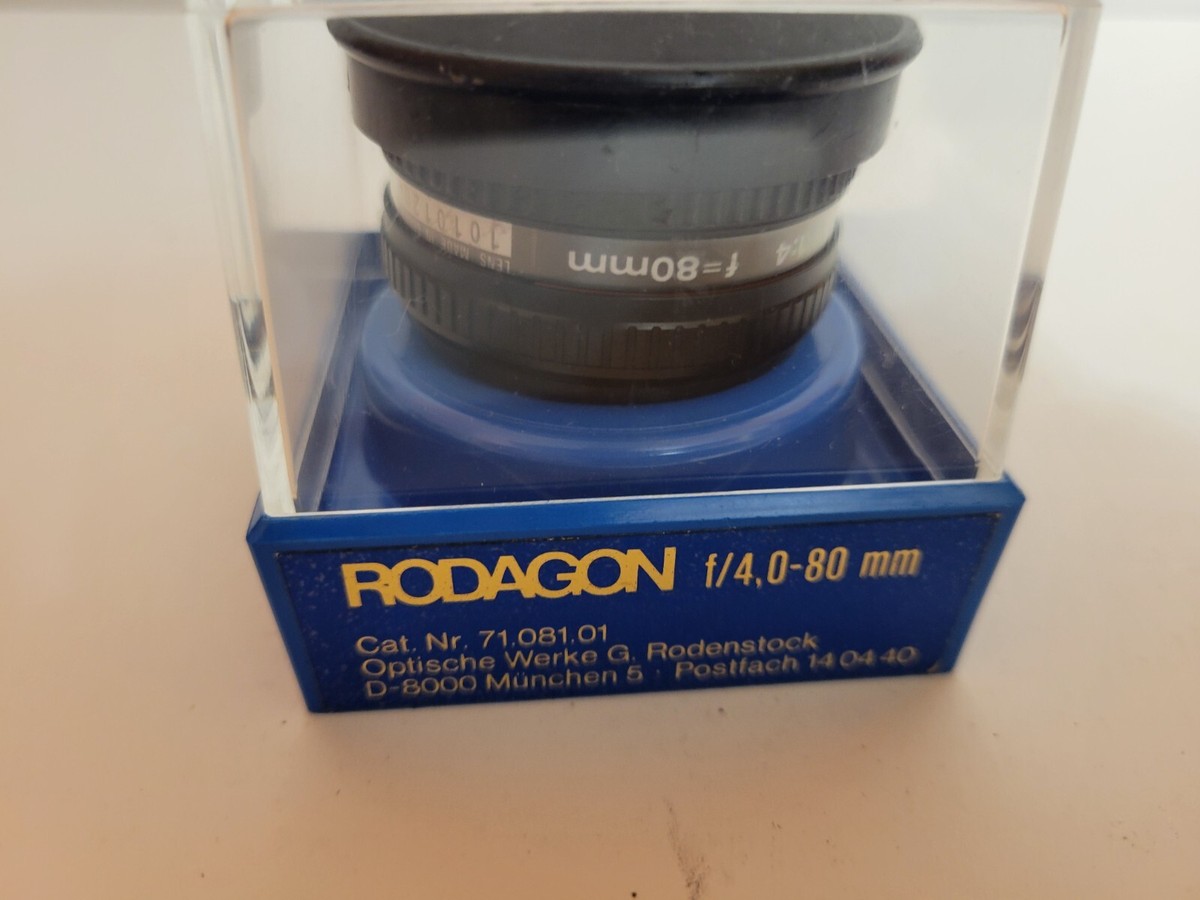 Rodenstock Rodagon-WA 80mm F4+M42 ヘリコイド RODENSTOCK Rodagon 80mm f/4 Enlarging Lens in Original Case