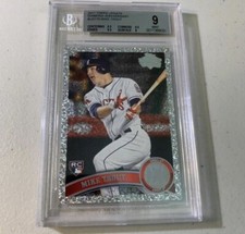 MIKE TROUT 2011 TOPPS UPDATE #175 RC DIAMOND ANNIVERSARY ANGELS BGS 9 MINT