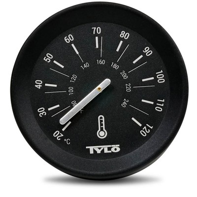Tylö Thermometer Brilliant Black Saunazubehör Sauna Zubehör Temperatur Messung