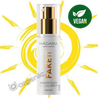 Madara Organic Natural FAKE IT Healthy Glow Selbstbräuner Serum für Gesicht 30ml