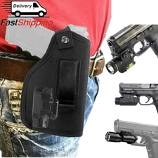 Tactical Pistol Holster IWB/OWB Concealed Carry Gun Holster Fits Laser or Light