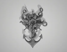 3d Model Stl File for CNC Router Laser and 3D Anchor Model