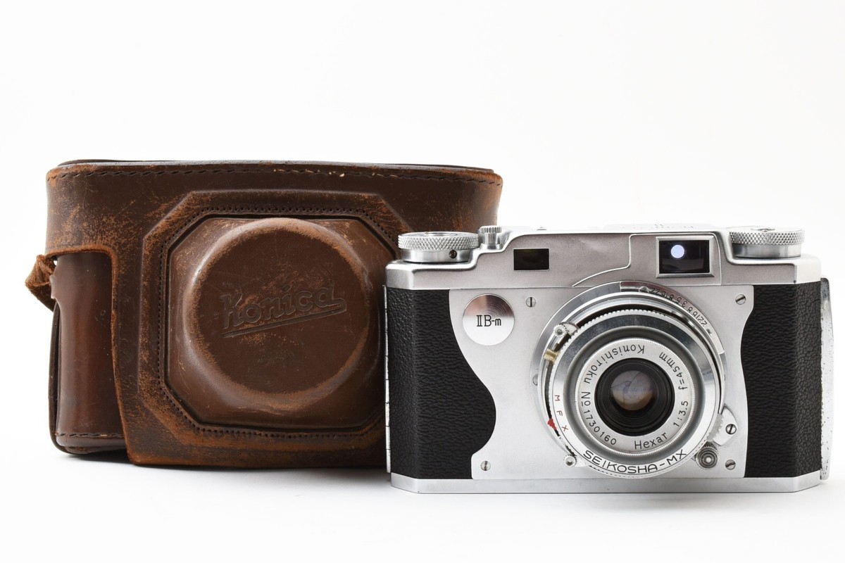 コニカIIb-m レンジファインダーカメラ 45mm f 🚀🎁《Near MINT》Konica IIB-m II B-m Rangefinder Film Camera