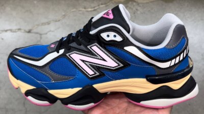 New Balance 9060 Blue Oasis Real Pink Men's Womens Multi Size