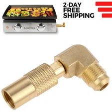 Low Pressure 3/8" Male Flare Propane Elbow Adapter for Blackstone 17''& 22'' US