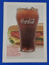1966 COCA-COLA ORIGINAL CLASSIC AMERICAN PRINT AD "THINGS GO BETTER WITH COKE"